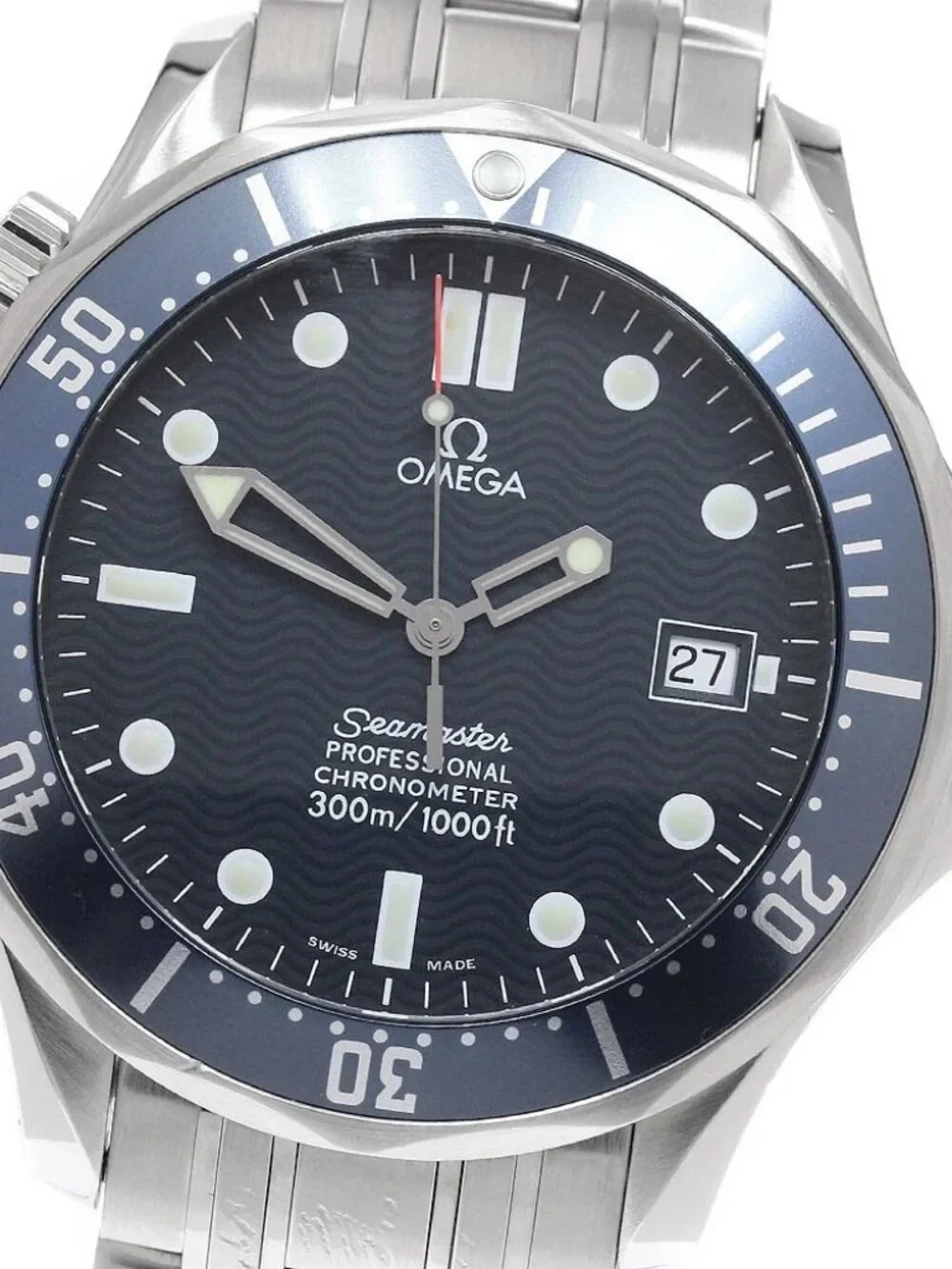 OMEGA Seamaster300 2531.80 Date Navy Dial Automatic Men's Watch_955049